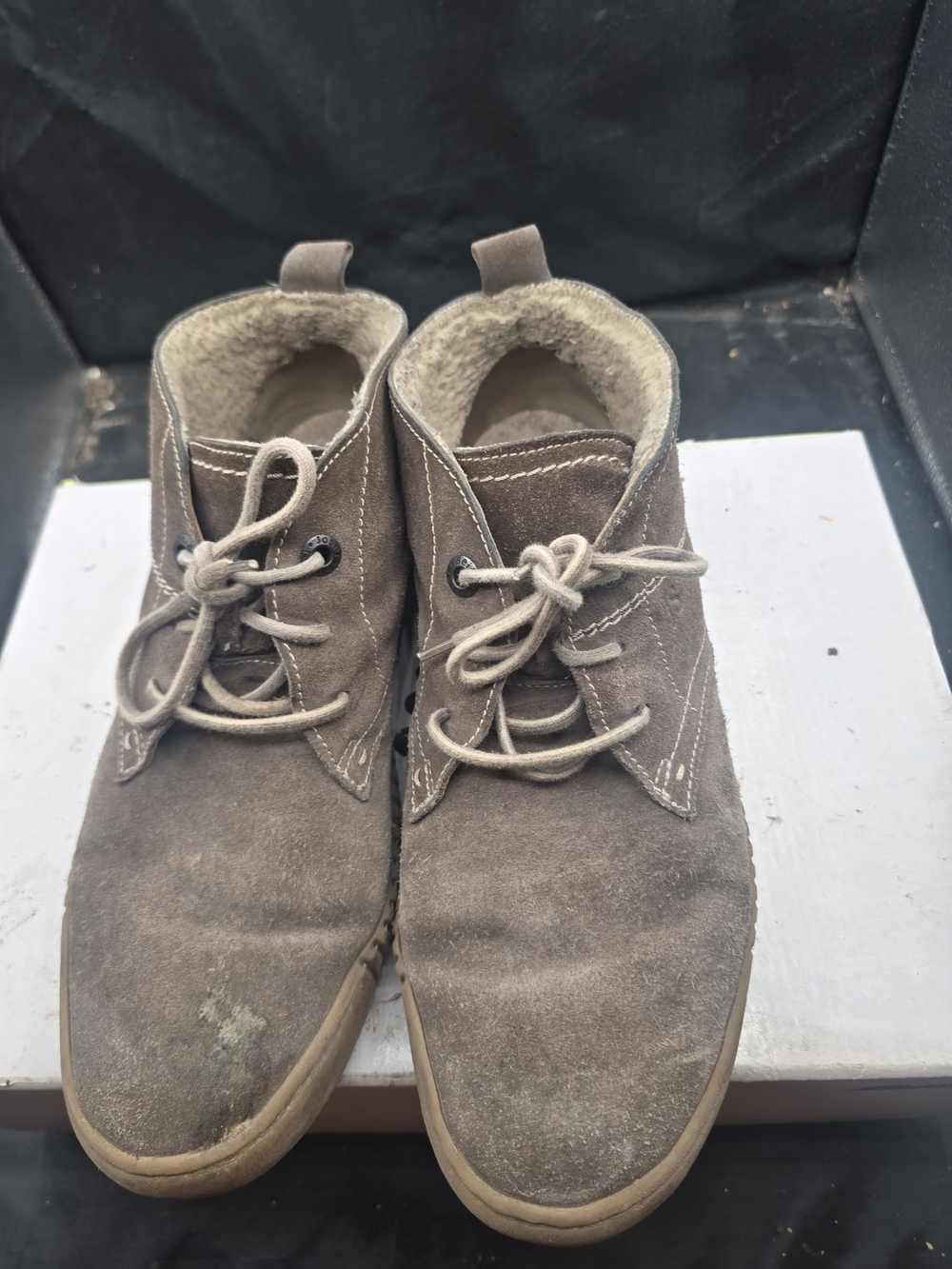Josef Seibel Women's Suede Ankle Boots in Taupe